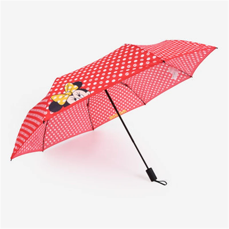 Зонт детский складной с изображением Минни Микки Мауса | Аксессуары для одежды