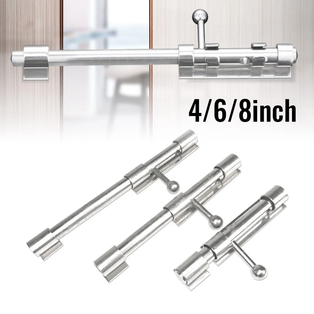 

304 Stainless Steel Heavy Duty Door Buckle Door Bolt Outdoor Iron Door Anti-Theft Latch Spring Latch Hardware Accessories