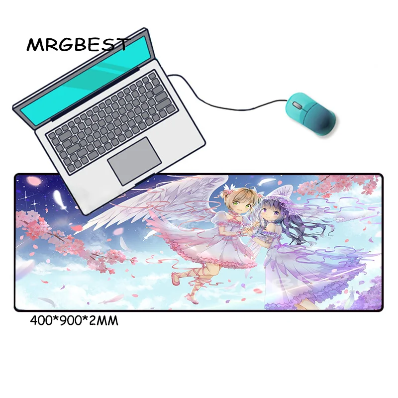 Коврик для мыши MRGBEST аниме 60x30 см большой игровой коврик Сакура скоростной