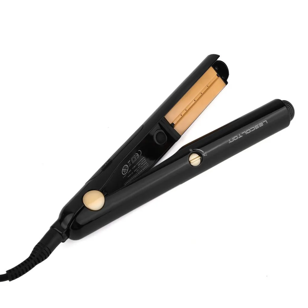 

Argan Oil Steam Curling Straightener for DIY Hairstyle for Women with Safety Shut Off Function EU Plug