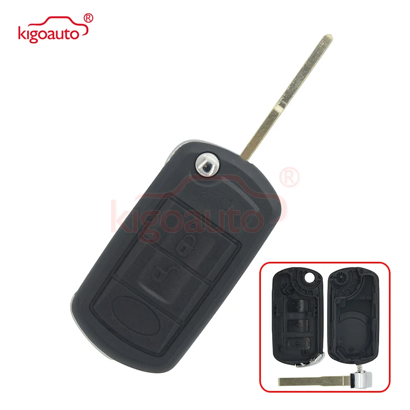 Kigoauto 2 шт. для Land rover Range Rover Sport LR3 2005 2006 2007 2008 2009 чехол с откидной крышкой и 3 кнопками