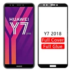 Чехол для huawei y7 2018, закаленное стекло, Защита экрана для y 7 7y prime pro y7prime y72018, защитный чехол для телефона 5,99