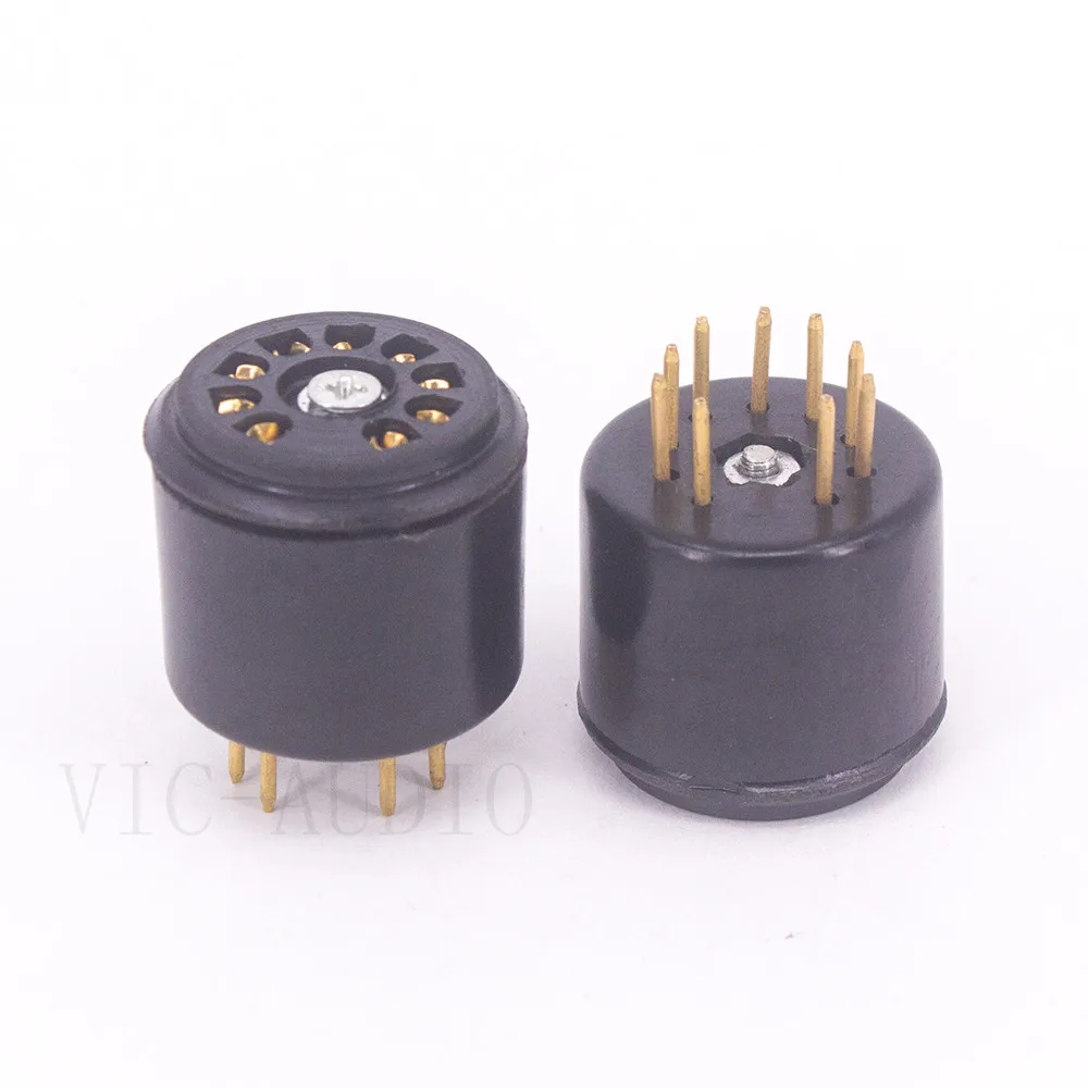 2 шт. 9 штифтов DIY усилитель увеличительная розетка для ECC81 ECC82 ECC83 12AX7 6CG7 6922 6DJ8