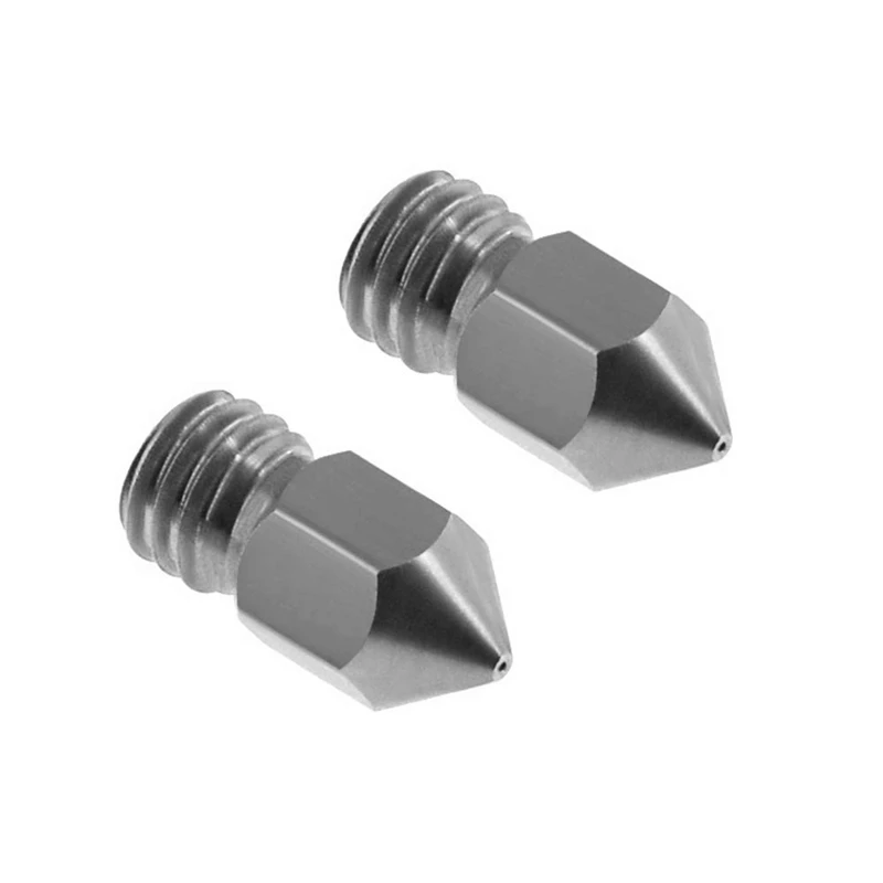 

26PCS MK8 Nozzle 3D Printer Extruder Nozzles Hardened Steel, Brass Nozzle Wear Resistant Nozzle for Ender 3
