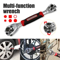 tiger wrench 48 in 1 tools socket works with spline bolts torx 360 degree 6 point universial furniture car repair hand tool home