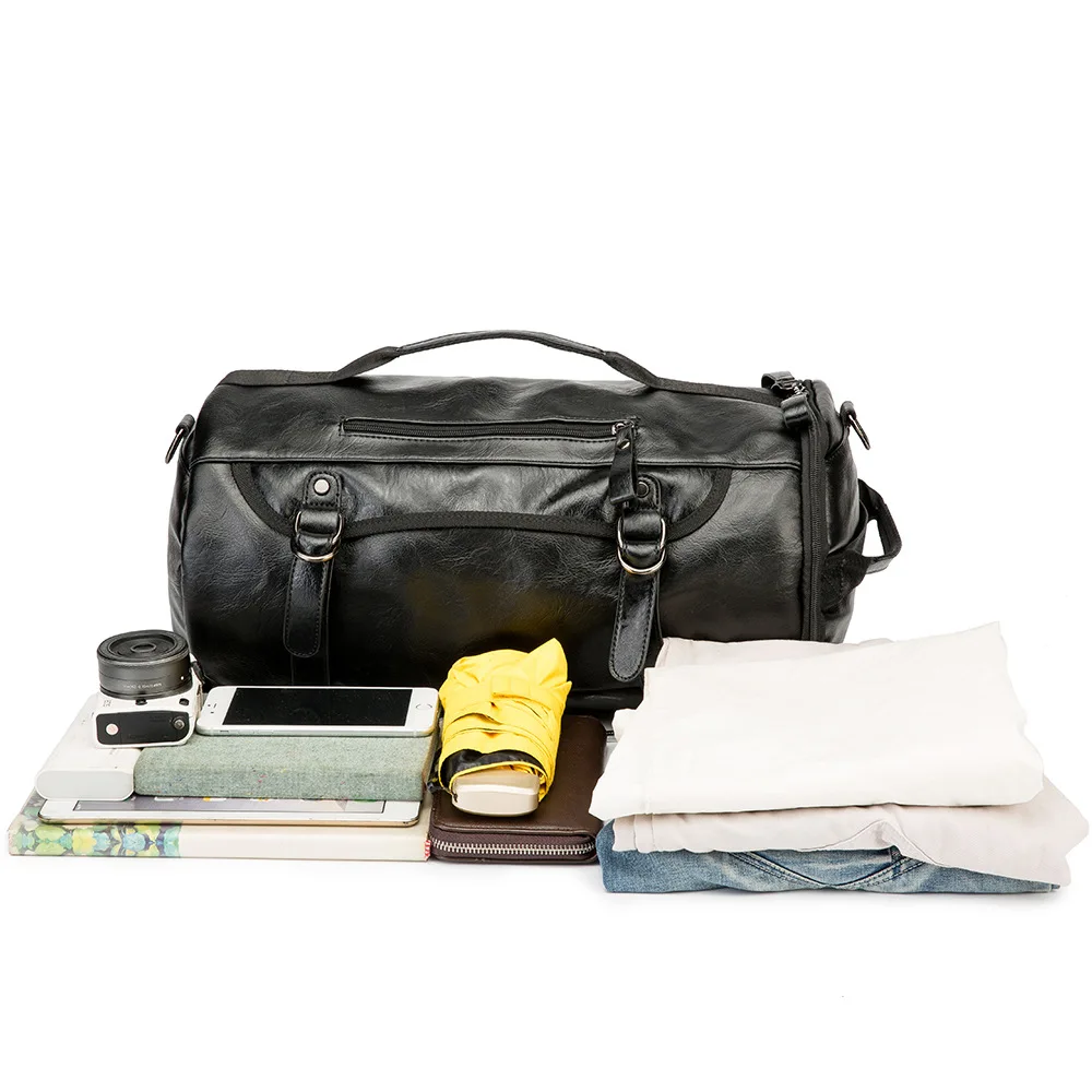 Мужская спортивная сумка из искусственной кожи для занятий спортом на открытом