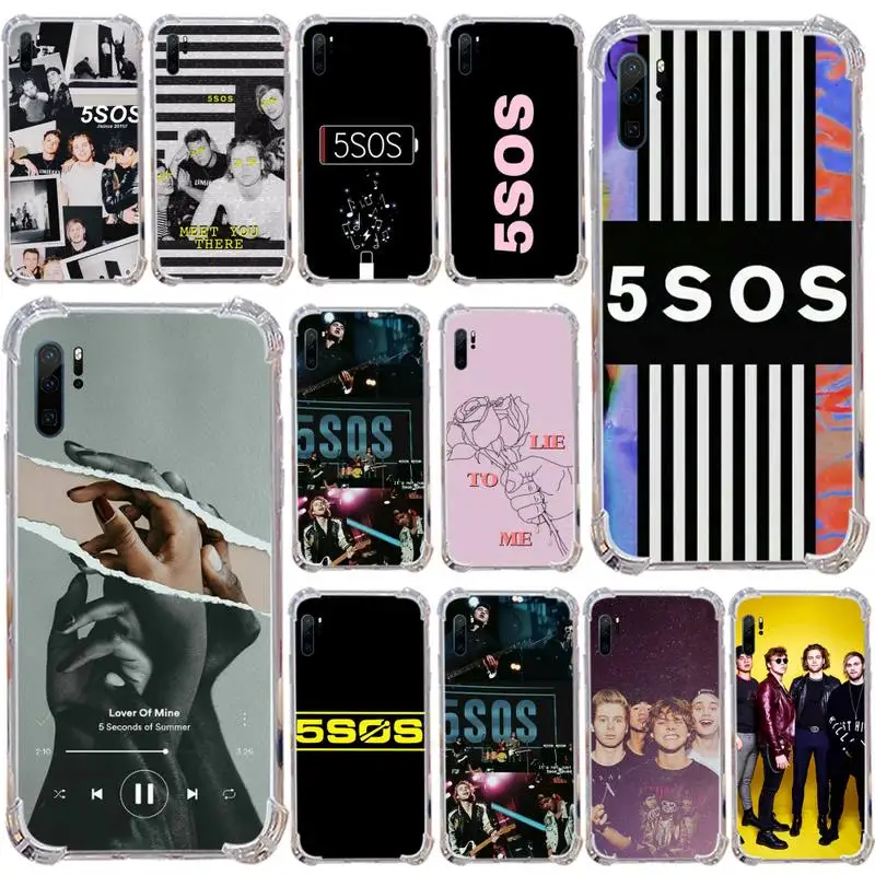 

5 seconds of summer love Phone Case Transparent for Samsung s9 s10 s20 Huawei honor P20 P30 P40 xiaomi note mi 8 9 pro lite plus