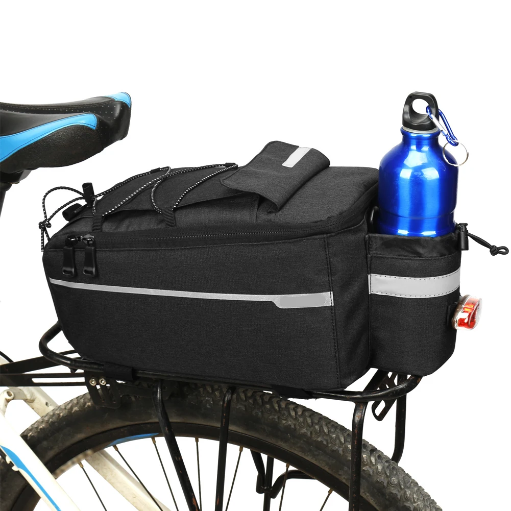 

Multifunctional Bicycle Rear Seat Bag Waterproof Cycling Bike Rack Trunk Cargo Bag Pannier Large Capacity Handbag Shoulder Bag