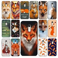 yinuoda cute cartoon animal fox phone case for redmi 4x 5 plus 5 6 7 8 9 a 6pro go k20 case
