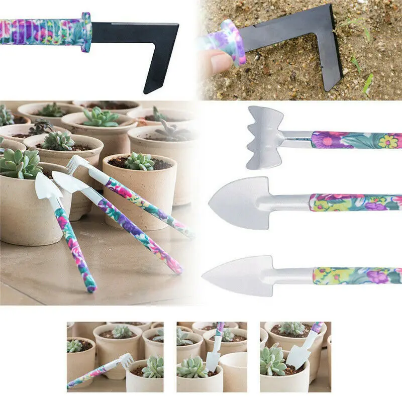 10pcs Garden Tool Set Grafting Pruning Shovel Rake Spray Bottle Tools Kit |