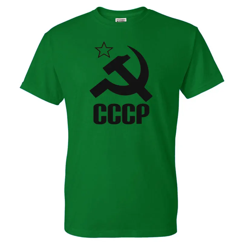 

2020 Summer Boutique T-shirt USSR CCCP t-shirt men the Soviet Russia T Shirt Men Short Sleeve male Shirt Comfortable top