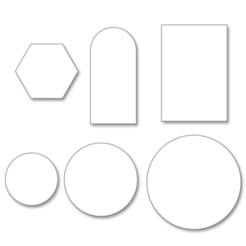 

X37B Photo Props Acrylic Mirror Reflection Board Reflector Table Lights Photo Props Background Board