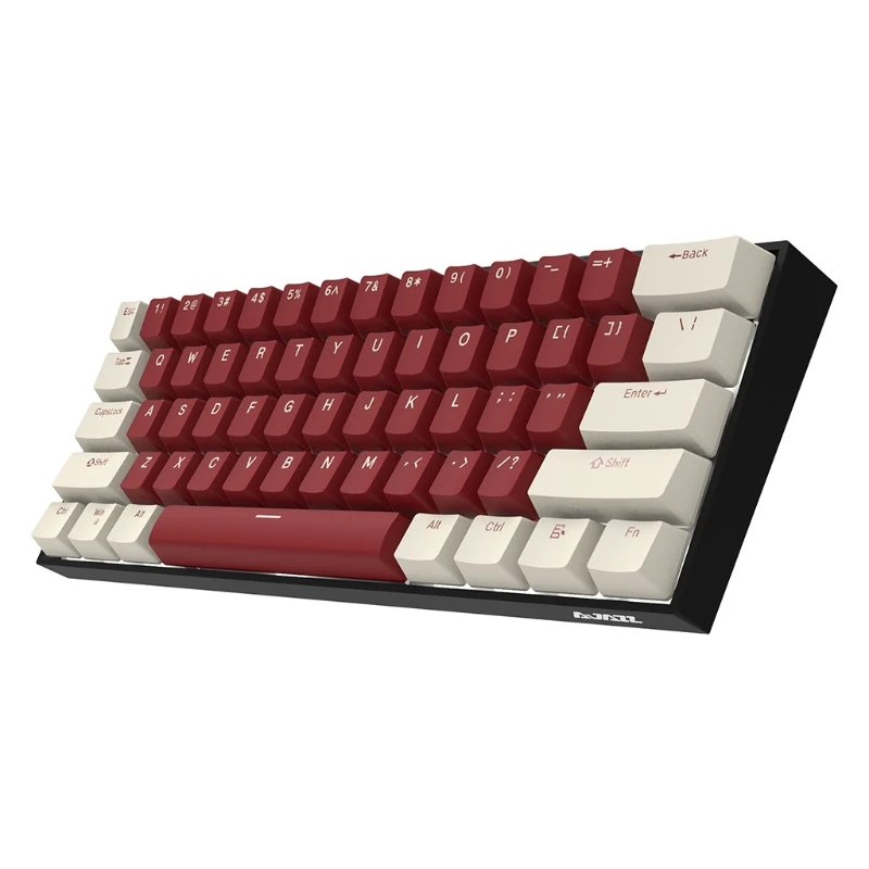 

3-режимная Проводная/Беспроводная BT-совместимая клавиатура 5,0 с 61 клавишами RGB с подсветкой для ПК геймеров