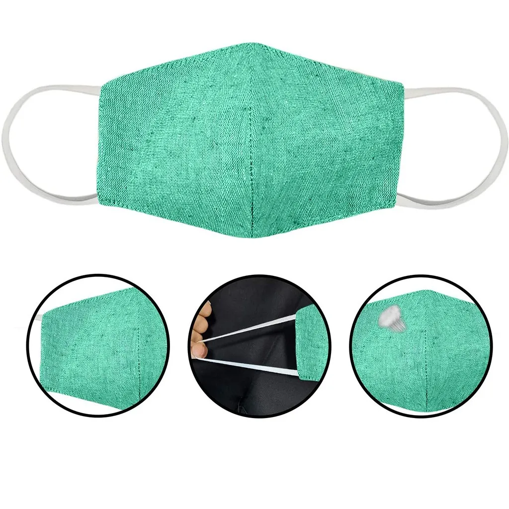 

5pcs Face Mask Washable Proof Protect Face Mouth Cover PM2.5 Outdoor Reuse Dust Proof Soft Face Mask