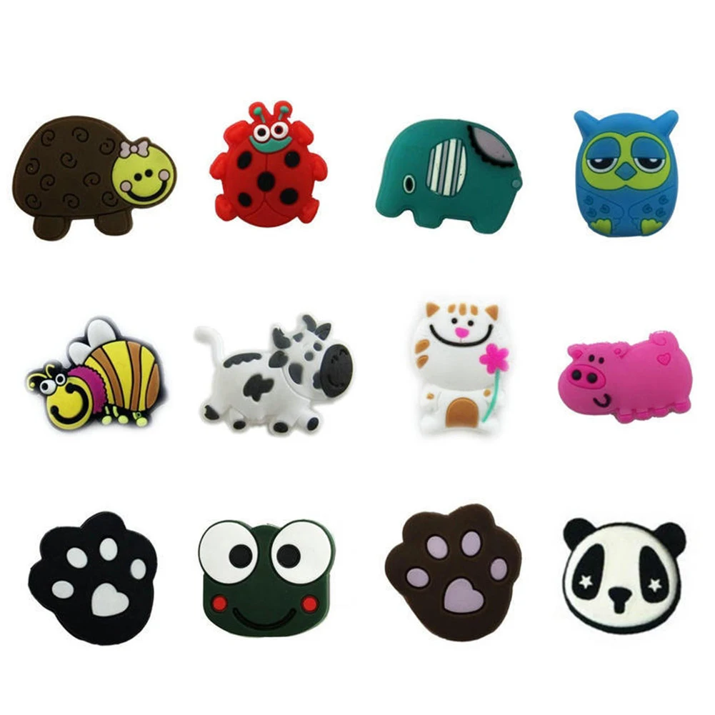 

Lovely Cartoon Tennis Racket Vibration Dampener Tennis Racquet Anti- Silicone Vibration Dampener Random Well Made