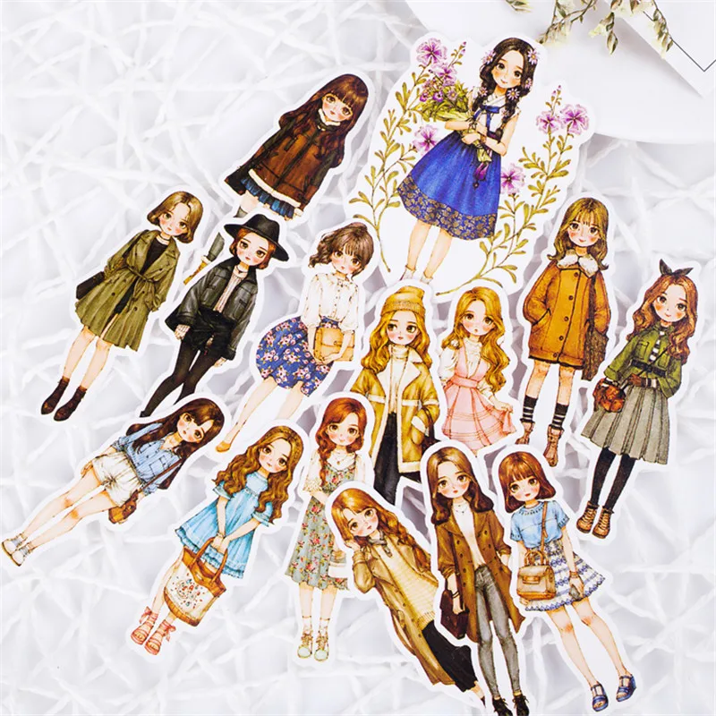 1 упаковка водонепроницаемые наклейки для девочек|Наклейки творчества| |