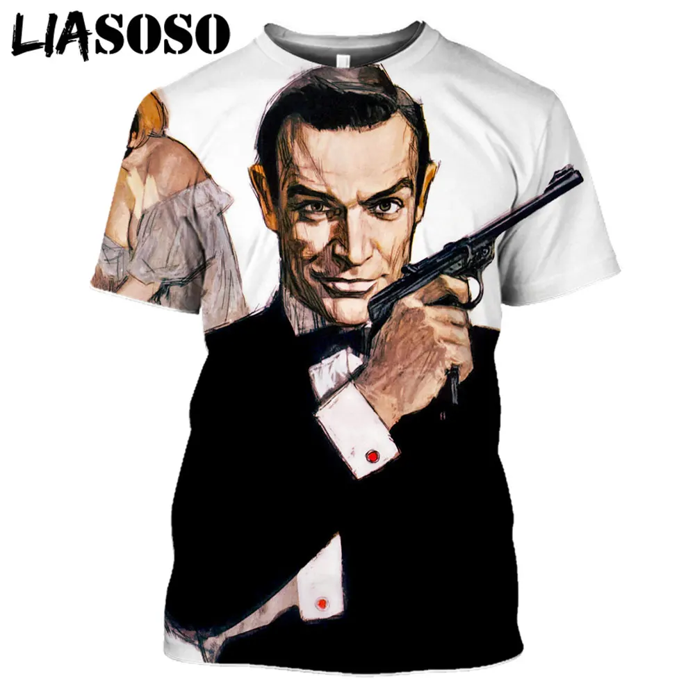 Футболка Мужская/женская с коротким рукавом Повседневная рубашка 3D принтом