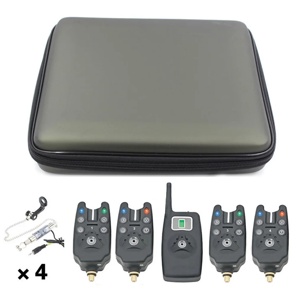 

Wireless Digital Illuminated Swinger ABS Indicator Camping Practical Outdoor Fishing Bite Alarm Led Sound Light Alert Portable