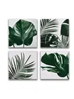 Комплект картин на холсте LOFTime 4 шт 30Х30 ТРОПИЧЕСКИЕ РАСТЕНИЯ 3 К-040-3030