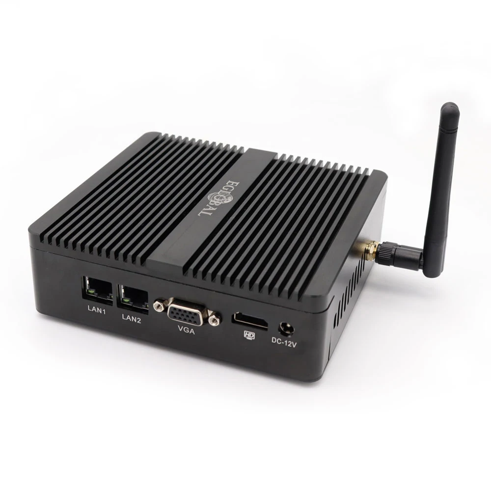 VESA MOUNT HTPC Самый дешевый четырехъядерный мини ПК без вентилятора Intel celeron J1900 windows