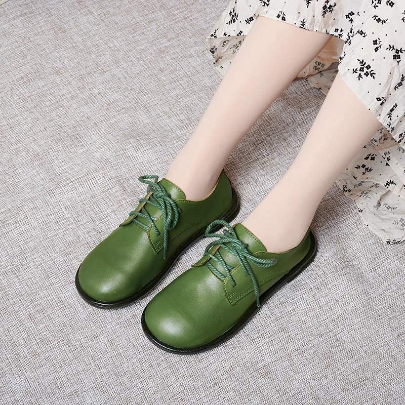 Careaymade-Genuine Leather women's shoes single shoes new flat loafers casual and comfortable little leather Ladies shoes