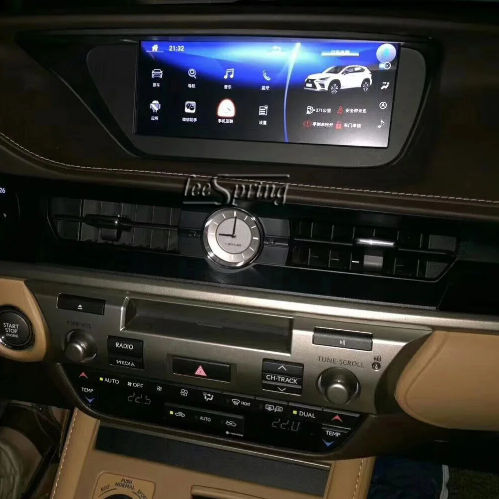 

10.25"Car multimedia Player for LEXUS ES300 250 350 GPS Navigation (2015-2018 Car with knob Remote system) right-hand drive