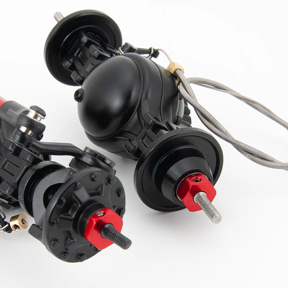 Передняя и задняя металлическая деталь YEAHRUN со встроенной стальной шестерней для