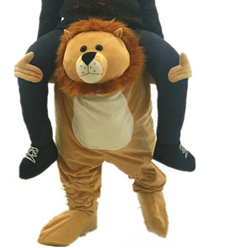 Костюм талисмана Льва на Хэллоуин вечерние костюмы для костюмированной