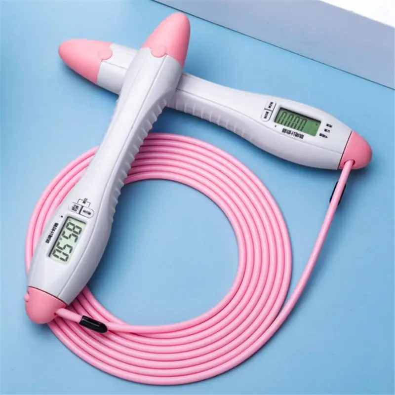 

Регулируемая Скакалка с электронным счетчиком, оборудование для похудения и фитнеса на открытом воздухе, аксессуары для аэробических упра...