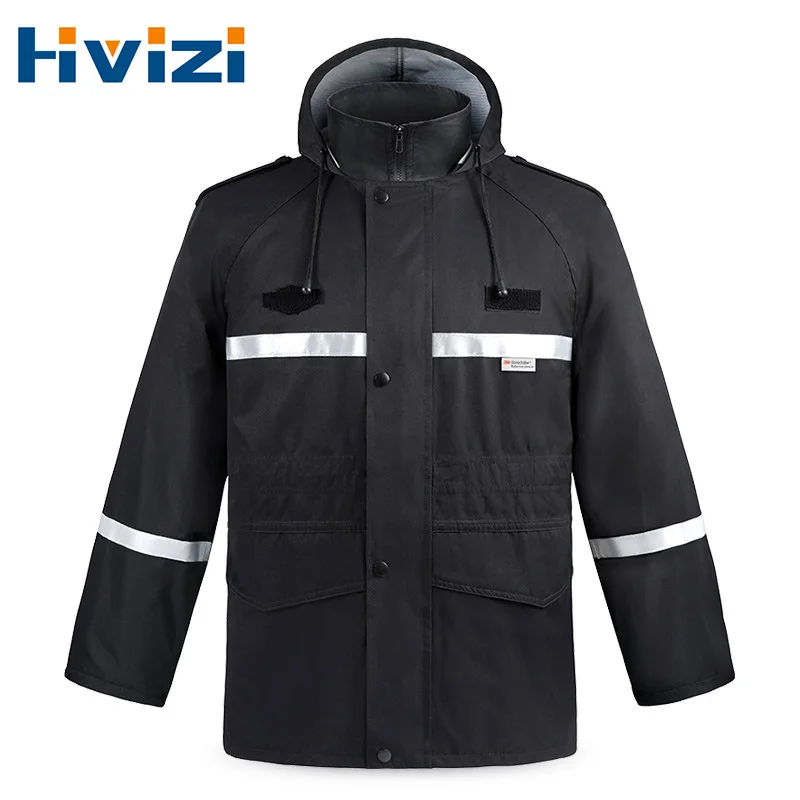 Мужской непромокаемый дождевик и брюки Hi Vis, легкий светоотражающий дождевик с высокой видимостью, 3 м