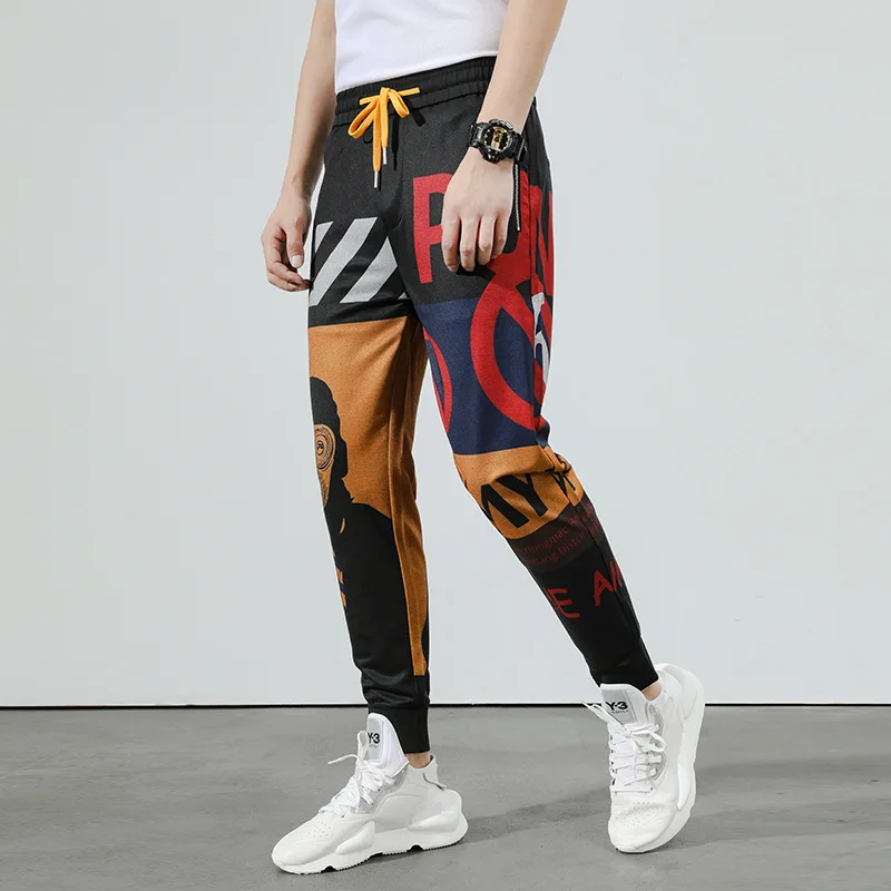 

Мешковатые хлопковые штаны-шаровары Для мужчин хип-хоп широкий Повседневное Винтаж длинные брюки Pantalones Hombre 2021 штаны с эластичной резинкой ...