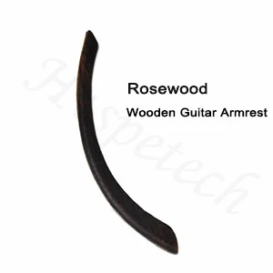 Rosewood HISPETECH гитарные запчасти 1 шт. подлокотник для гитары твердый деревянный самоклеящийся для 38 дюймов, классика подлокотник для гитары Новые части для подлокотника - Цвет: Rosewood