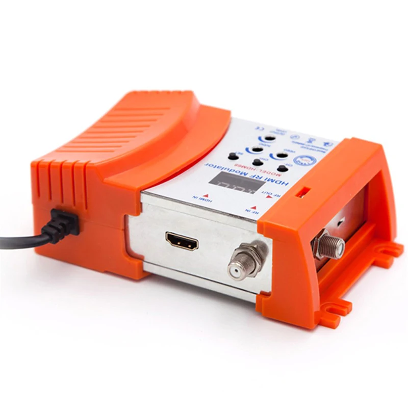 Новый HDM68 модулятор цифровой RF HDMI AV в конвертер VHF UHF PAL/NTSC Стандартный Портативный