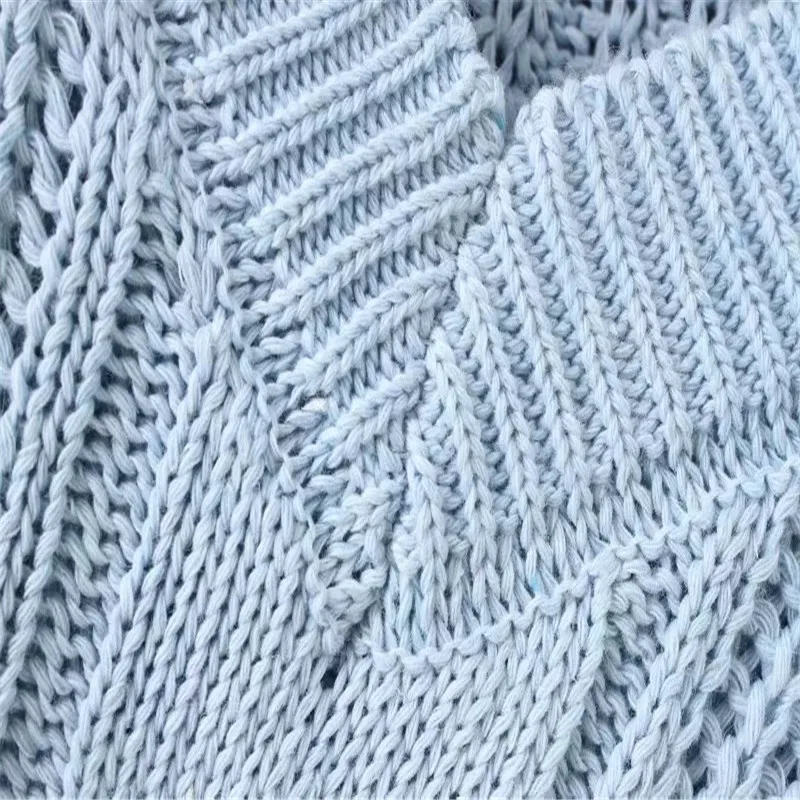 Женский свитер Зима 2022 корейский пуловер с v-образным вырезом шерстяной вязаный