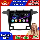 Автомагнитола 6 ГБ ОЗУ 128 Гб ПЗУ для Ford S-Max 2007 GPS-навигация 2008 SMax Android 10 мультимедийный плеер авторадио Bluetooth стерео