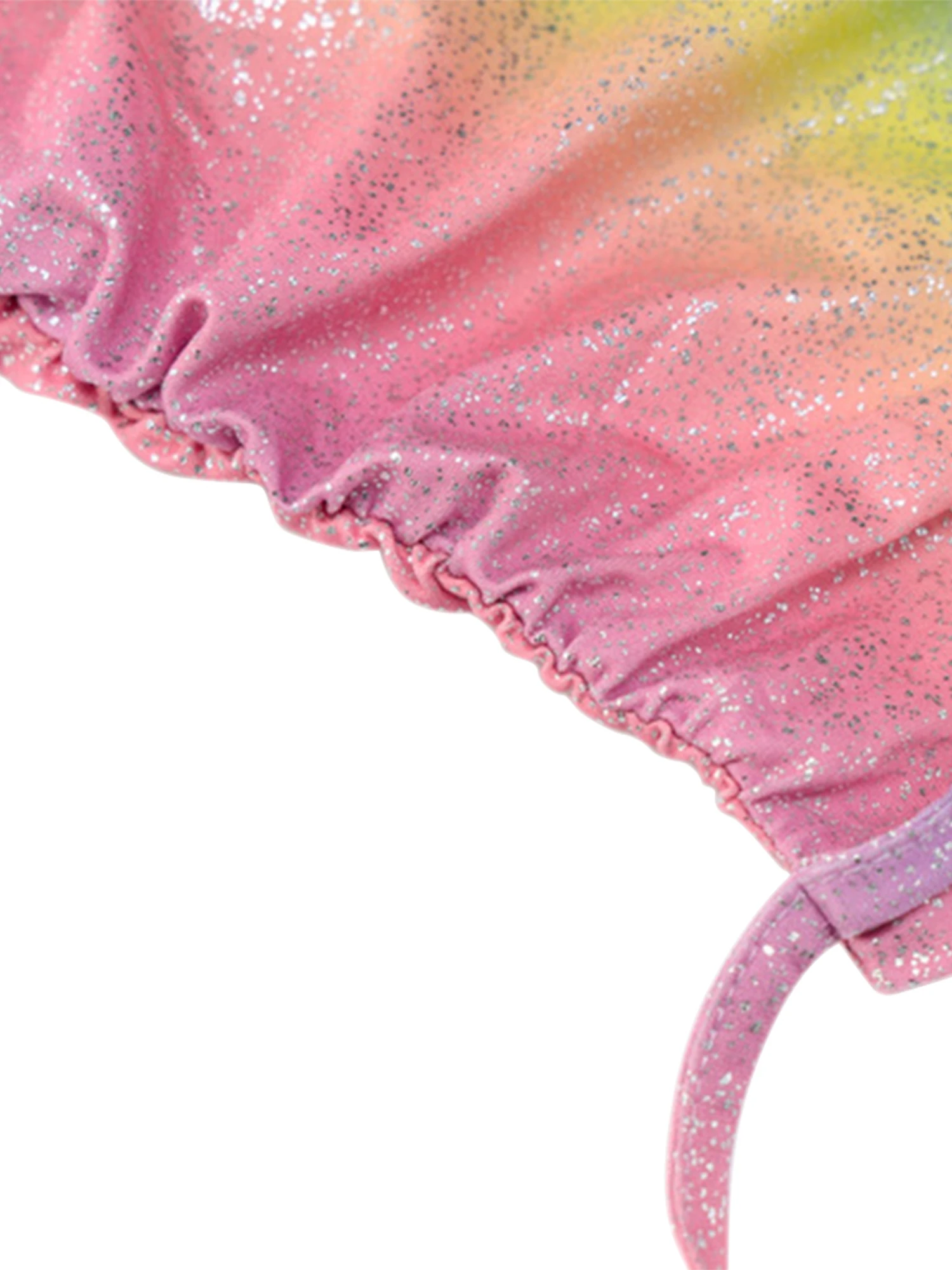 Женское цветное яркое облегающее мини-платье на тонких бретельках без рукавов