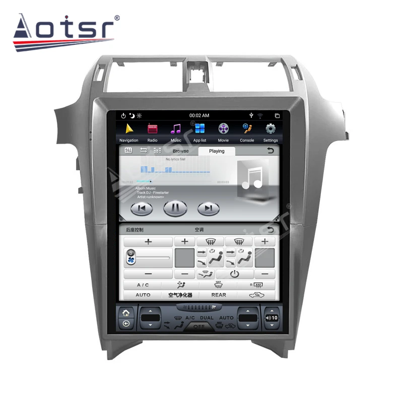 Головное устройство DSP HD для Lexus GX460 GX400 2010-2016 в стиле Tesla Android 9 0 4 ГБ 64 PX6