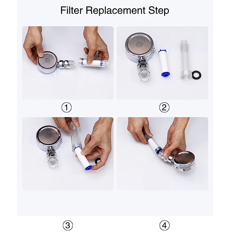 Насадка для душа FOHEEL регулируемая Лейка высокого давления 3 режима экономия воды