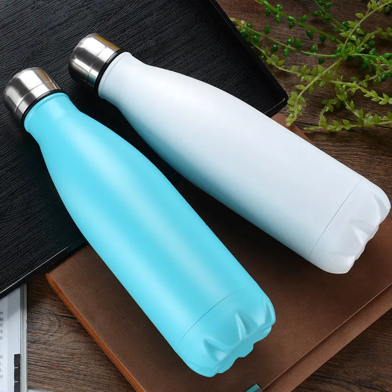 

Water Bottle Insulated Cold Cup Leak-proof Portable Sport Drink Bottle for Water Stainless Steel Thermos Flask Gift