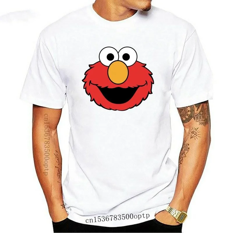 

New Sesam Street Elmo Face 2021 Funny Men T-shirt - Joke Gift