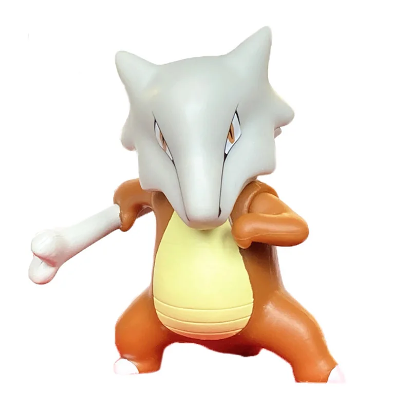 Мультяшный пепельный Кетчум Psyduck Pika Marowak Charizard Croagunk Chikorita Pokemones экшн фигурка