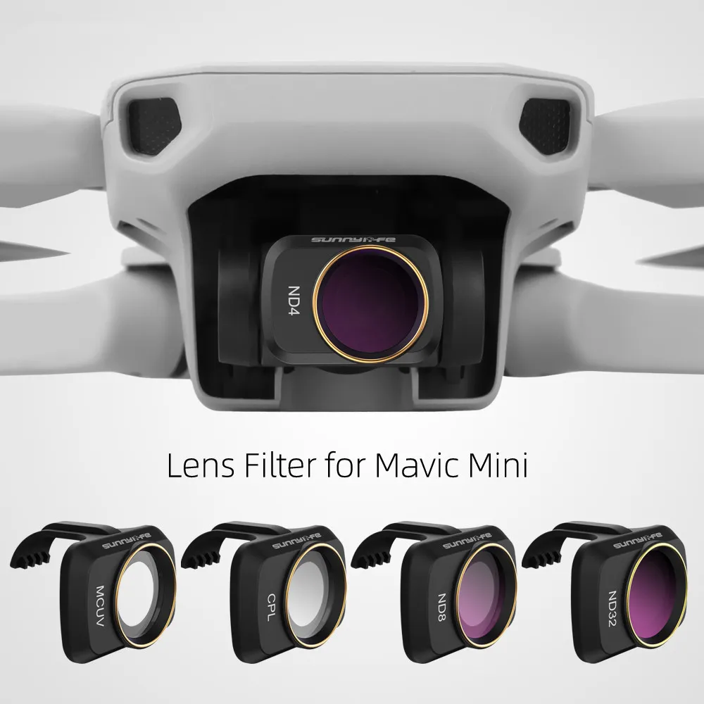 Mavic мини карданный фильтр для объектива камеры MCUV CPL ND/PL Drone фильтры ND4 ND8 ND16 ND32 для DJI Mavic Mini АКСЕССУАРЫ