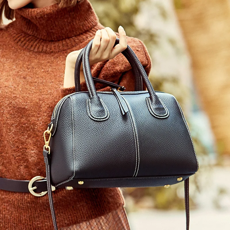 

100% натуральная кожа, новинка 2022, модная женская сумка большой вместимости на одно плечо, роскошные сумки, женские сумки, дизайнерские роскош...