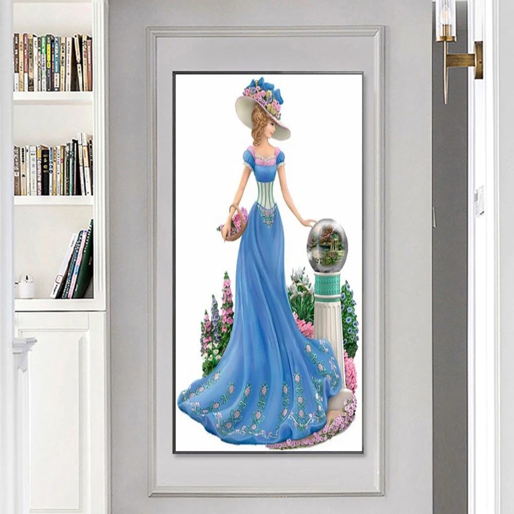 5D полностью своими руками бриллиант платье для рисования леди мозаичная картина