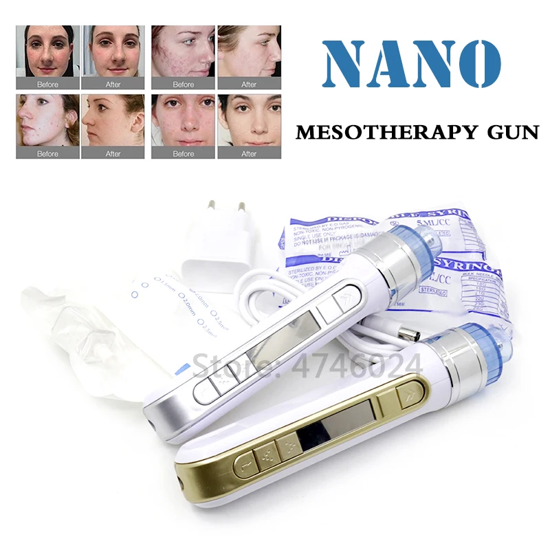 3D гидро воды Мезотерапия пистолет Гиалуроновая кислота ручка для анти старения