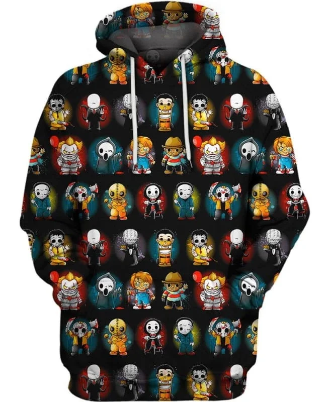 

3D All Over Printed Horror Movies Horror Guys Hoodies/Sweatshirt/Zipper Jacket Unisex Fashion Harajuku Tops
