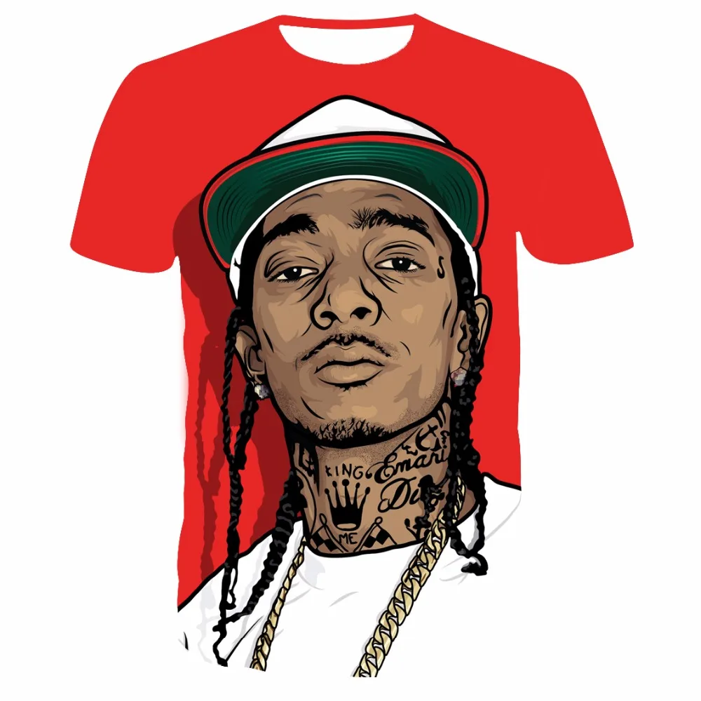 2020 летняя модная мужская футболка в стиле раппер 2pac Тупак футболки с 3D принтом