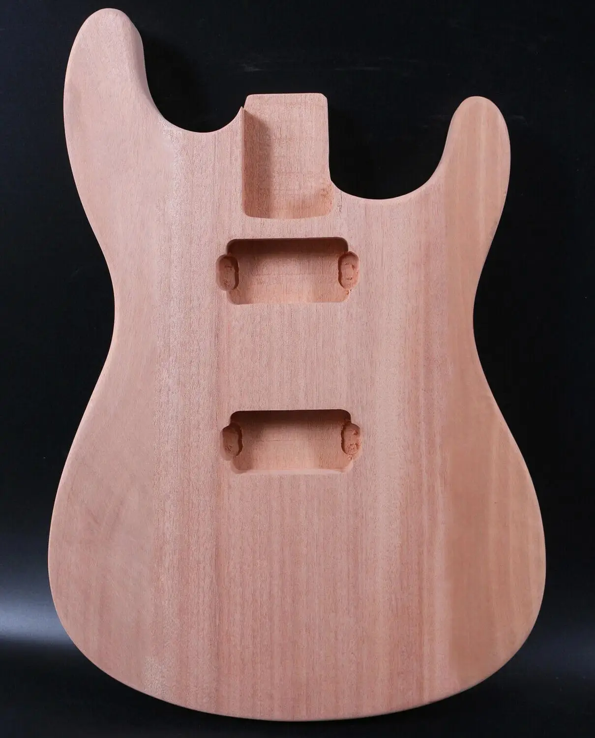 Необработанный корпус гитары Strat Style HH Paulownia Wood DIY электрогитара шлифованная |