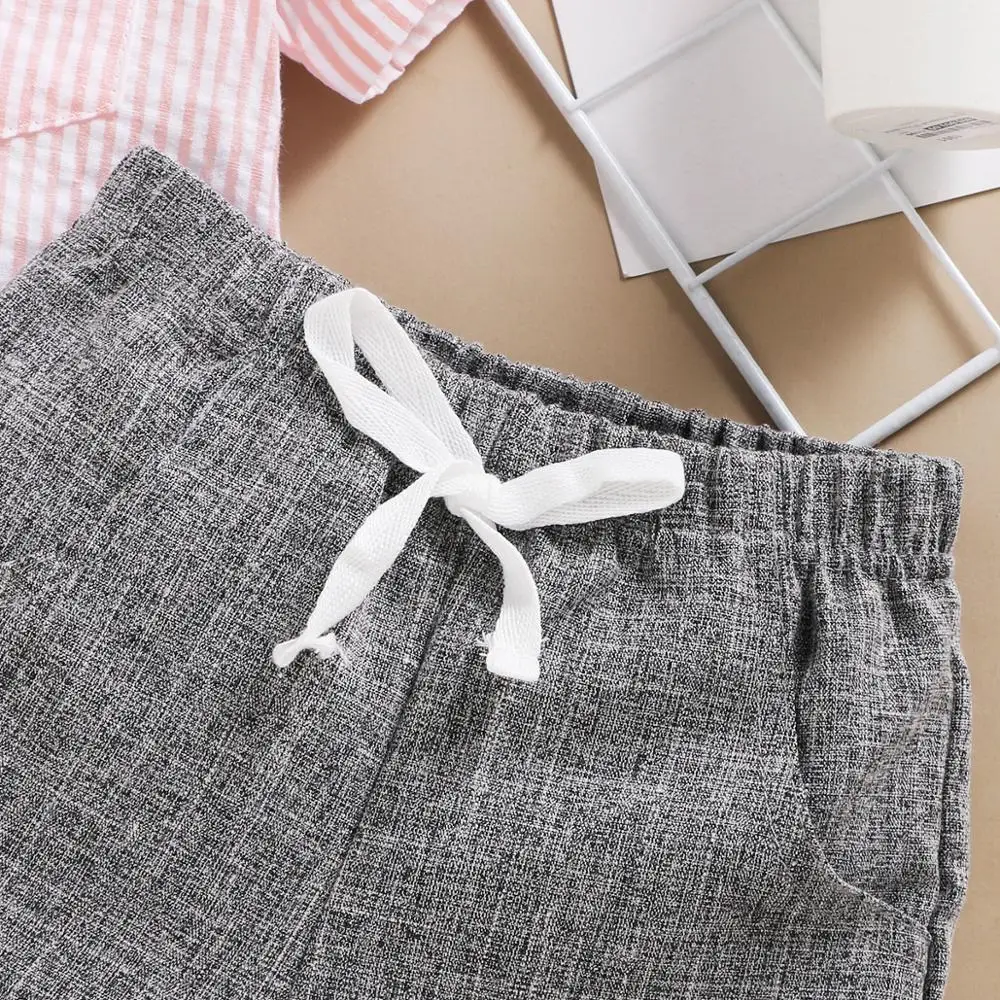 PatPat/Новое поступление 2002 года Сезон лето Удобная рубашка в полоску с принтом и