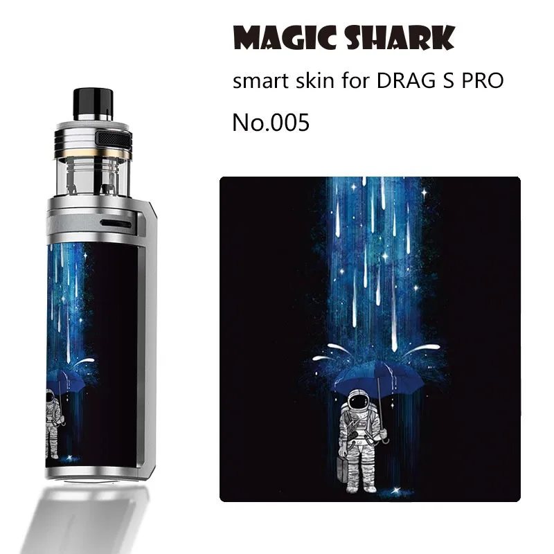 2.5D матовый деревянный лист череп зло крутая пленка Обложка для Voopoo Drag S Pro